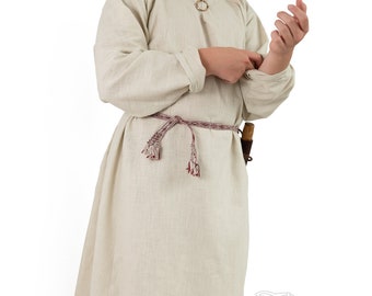 Viking Tunic Linen 100% - viking and slavic clothing replica, LARP, SCA