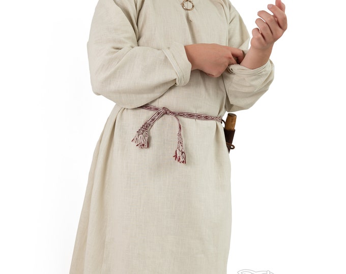 Viking Tunic Linen 100% - viking and slavic clothing replica, LARP, SCA