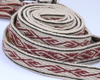 Tablet WOVEN BELT from Mammen Xth C, from 100% wool 2,0 cm width