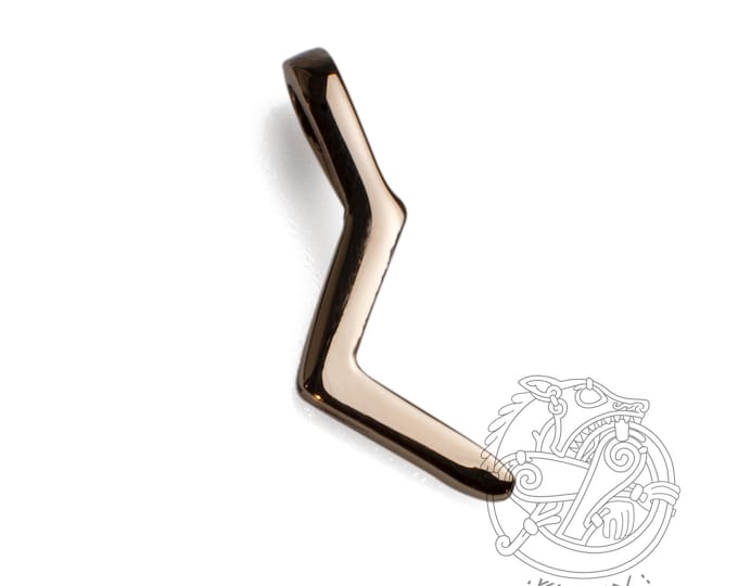 KENAZ Rune Pendant - Norse Elder Futhark