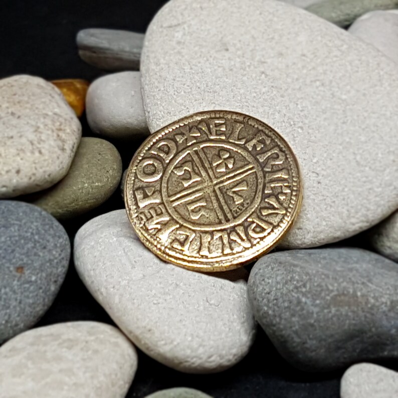 Viking Coin Bronze Replica from Sweden England Etsy