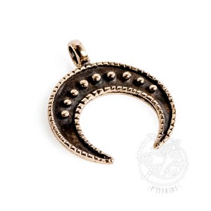 Bronze Lunula pendant replica from Danilowo Male Wroclaw Poland, SCA, LARP