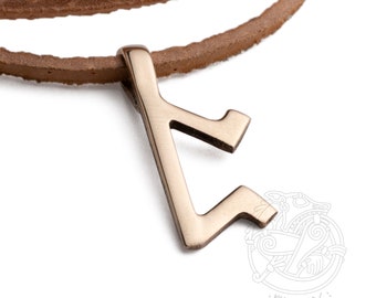 PERTHO Rune Pendant – Handmade Norse Amulet of Fate, Mystery & Transformation