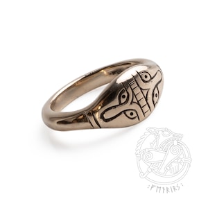 Réplique de bague médiévale de Cracovie, Pologne
