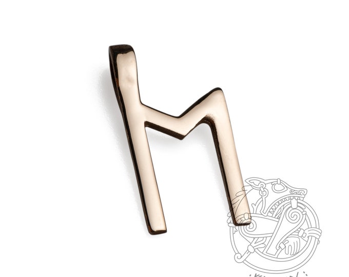 EHWAZ Rune Pendant - Norse Elder Futhark