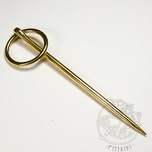 Bronze FIBULA penannular Viking pin replica from Hedeby, Germany