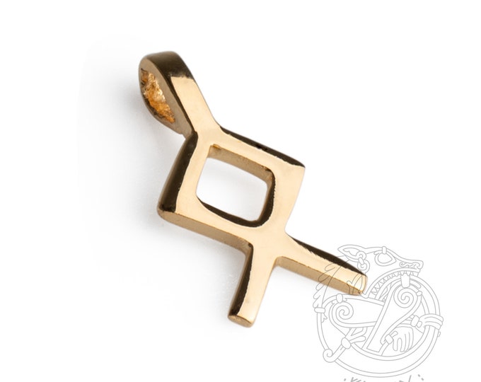 OTHALA Rune Pendant - Norse Elder Futhark