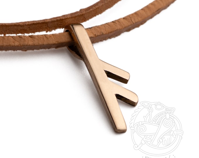 ANSUZ Rune Pendant - Norse Elder Futhark