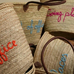 FREE TASSEL each personalized valentine gift straw beach bag straw bag beach bag bridal shower bags,customized straw bags,custom beach bag image 4