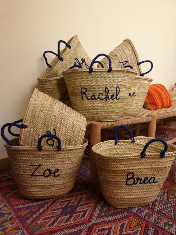 personalised beach basket