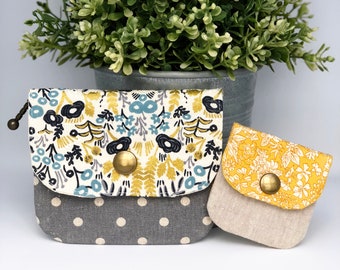 Simplicity Purse and Mini Purse PDF Sewing Pattern, Zipper Pouch Pattern, Sewing Pattern, Digital Download, Zipper Purse