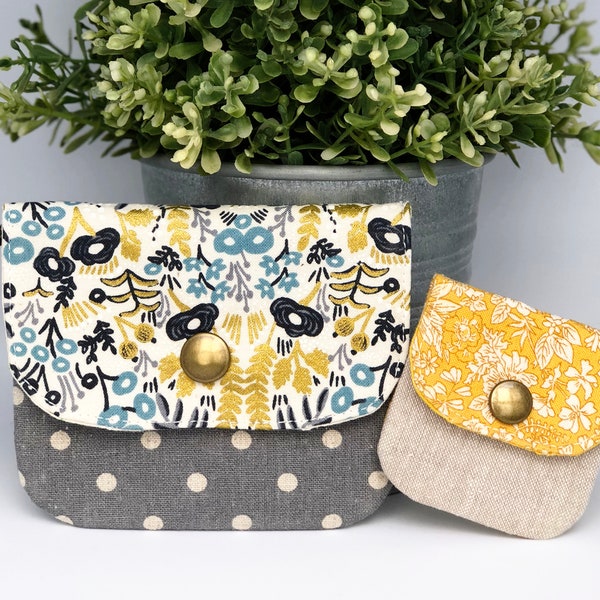 Simplicity Purse and Mini Purse PDF Sewing Pattern, Zipper Pouch Pattern, Sewing Pattern, Digital Download, Zipper Purse