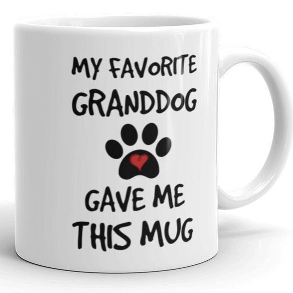Dog Grandma Gift-Dog Grandma MUG-Greatest Dog Grandma-Dog Grandmother-Dog Grandparent Gift-Proud Dog Grandma, Fur Grandma-Dog Grandma