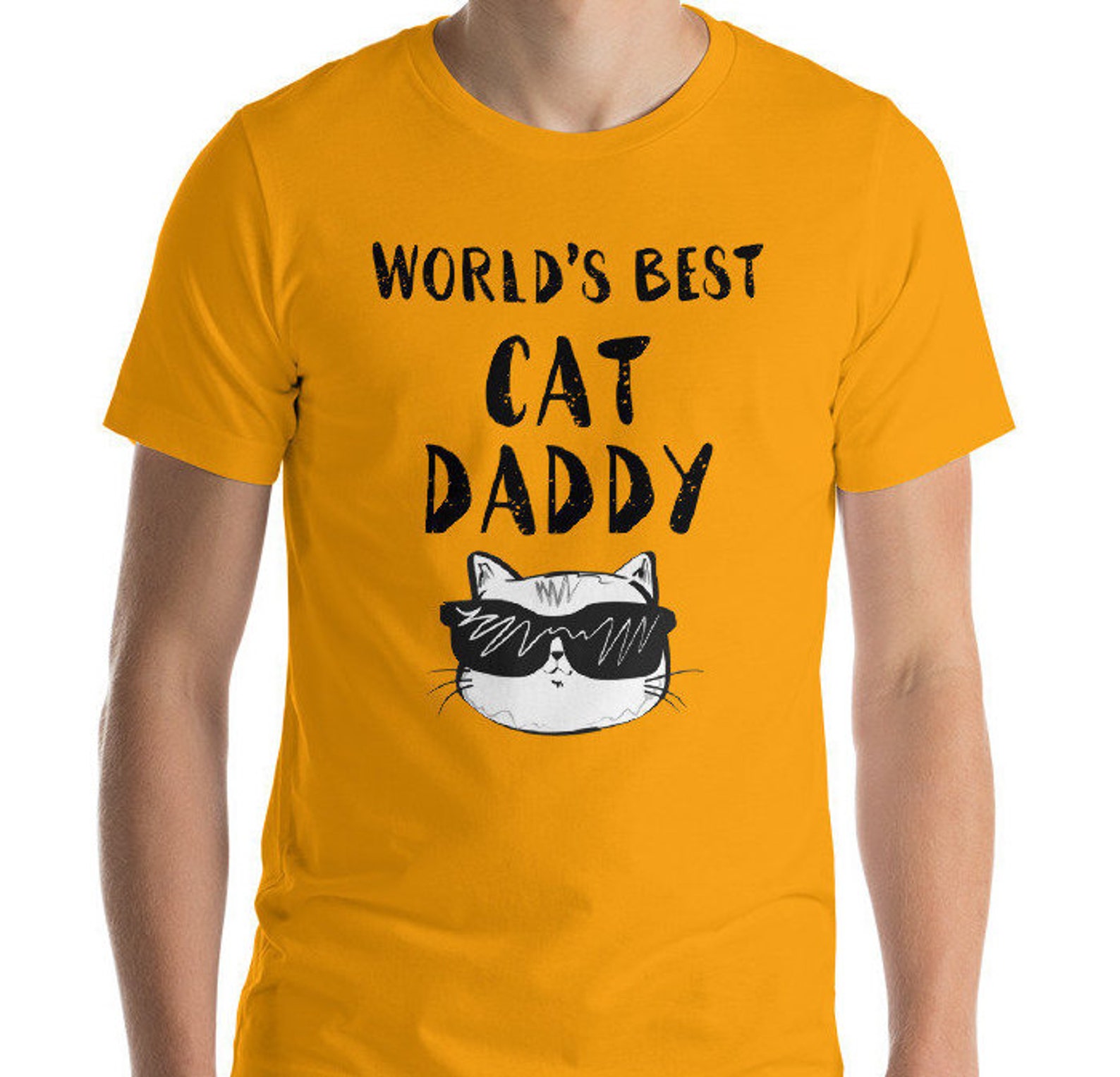 World's Best Cat Daddy Shirt Cat Dad Shirt, Best Cat Dad Ever, Cat Dad