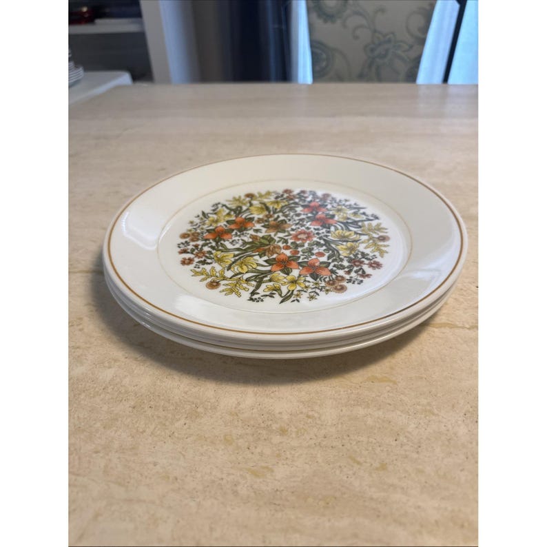Corelle Yellow Pattern Corelle Corning Indian Summer Dinner Plates Yellow Orange 10 1/4