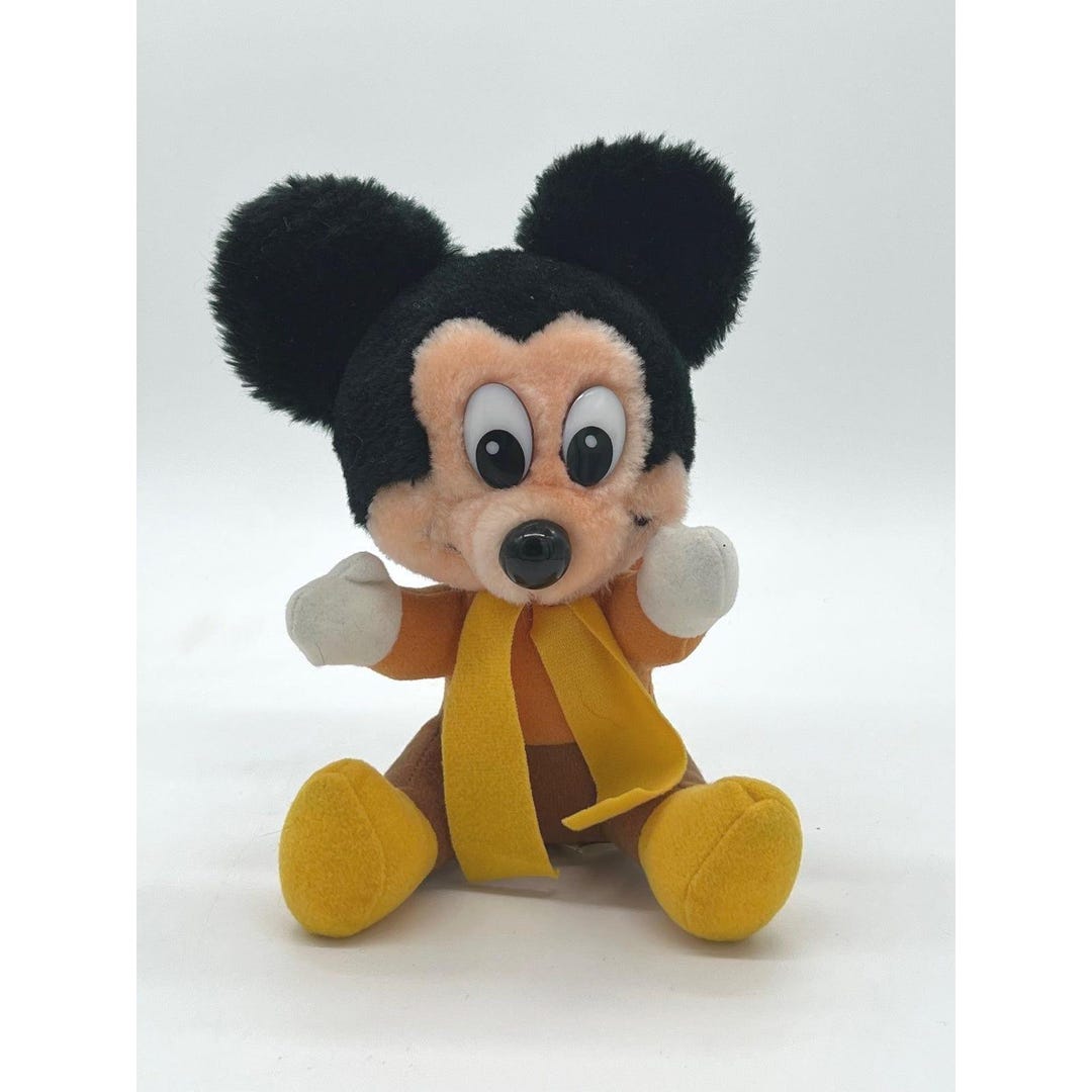 Vintage Disney Sitting Mickey Mouse Small Plush 8 Etsy vintage-disney-sitting-mickey-mouse-small-plush-8-etsy