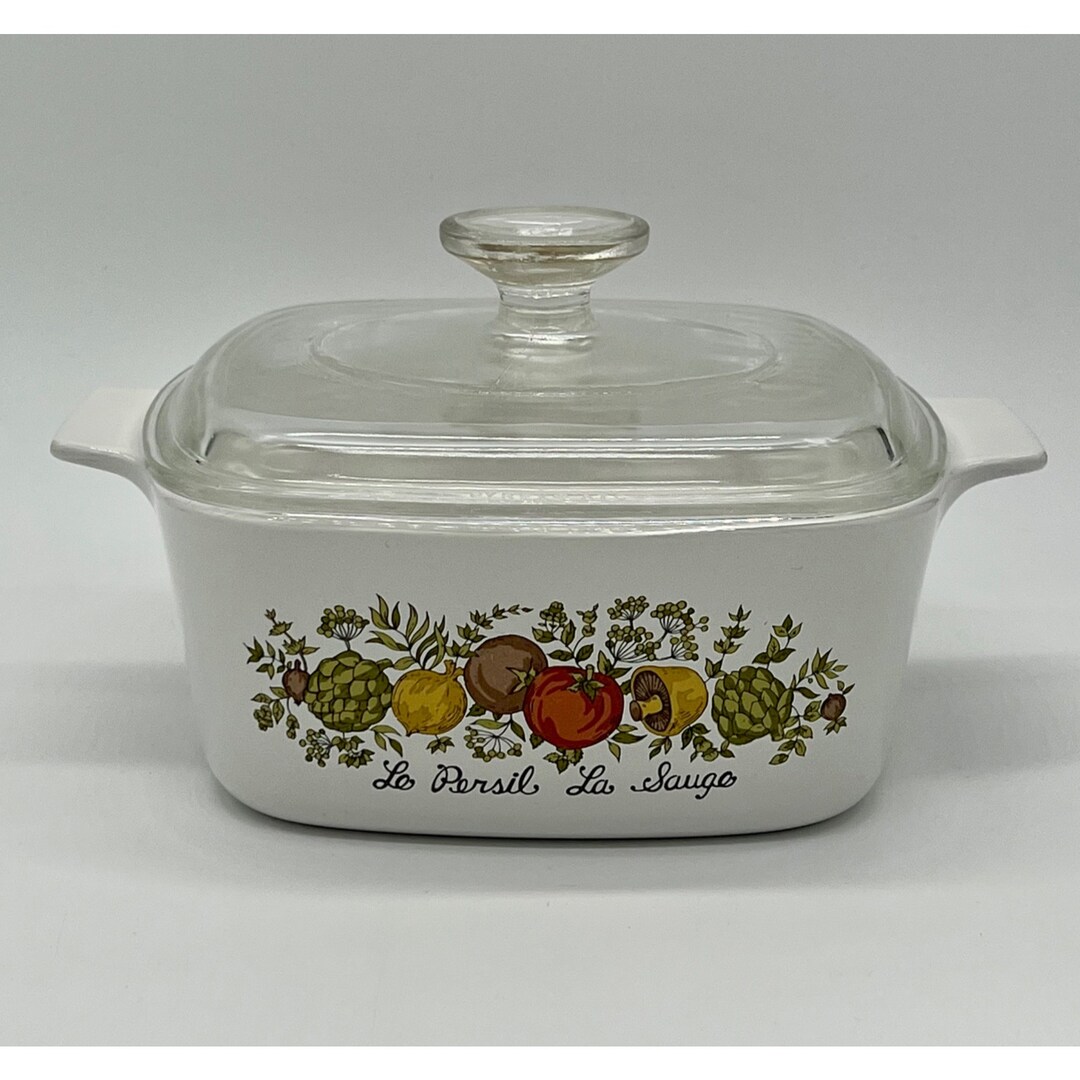 Vintage Corning Ware A1 1/2B 1.5 Quarts spice of Life Square