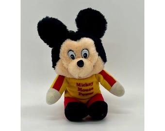 Vintage Disney Mickey Mouse Plush 9"