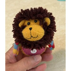 Lion Plush With Adorable Sweater