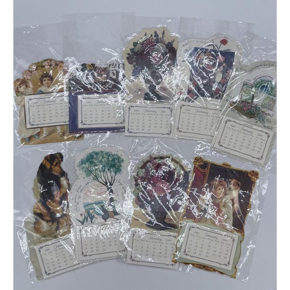 Vintage January 2001 Calendar Collection Decorative Collectible