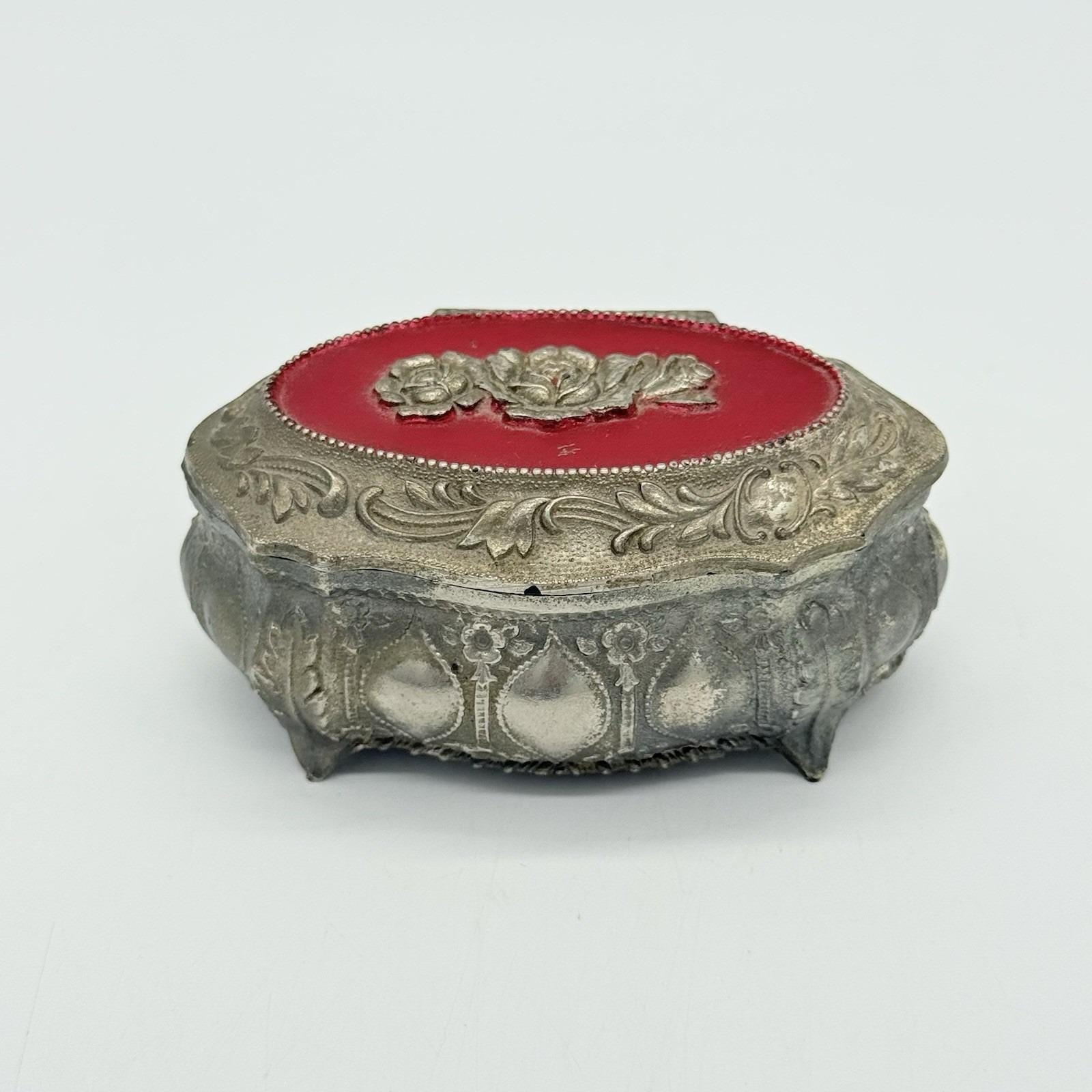 Antique Silver Box Made in Japan - Etsy