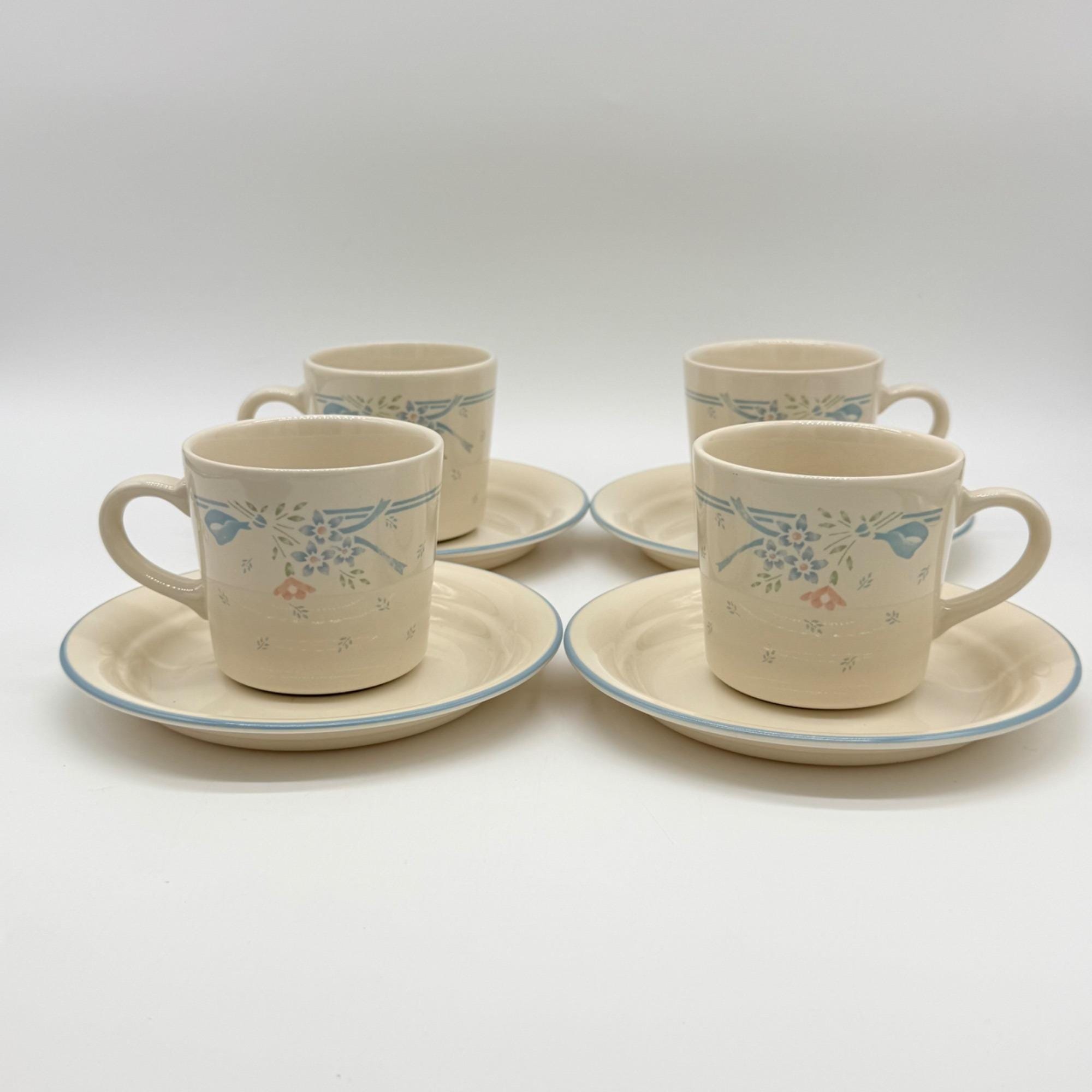 ヴィンテージ　コレールティカップセット Corelle tea set - Etsy 日本
