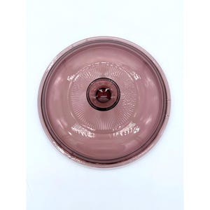 Vintage Pyrex v-1-C Lila/Tranbärsfärgad reservlock