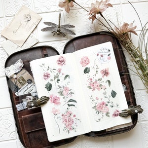 Washi Tape I Lauli's Papeterie I Blush Garden I Blumen I Romantik I Ästhetik I Collage I Journal I Scrapbooking I Dekoration
