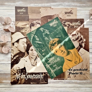 Programmheft I Original Progress Film Kino I 1961 I Collage I Journal I Scrapbooking I DIY