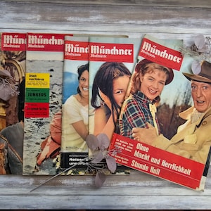Zeitschrift I original I Münchner Illustrierte I 1955/1960 I Collage I Scrapbooking I Journal I Reisen I Antik