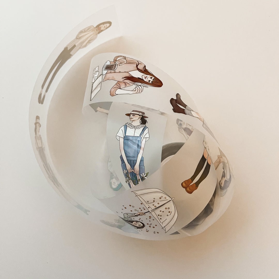 PETテープ「Everyday B」 – ウィンドリー・R.による少女モチーフ