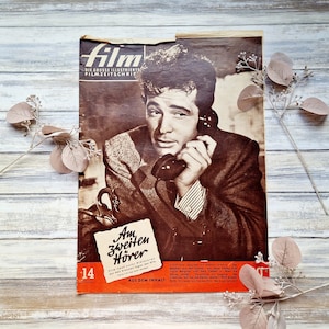 Illustrierte I Film I Filmzeitschrift 1950 I Collage I Scrapbooking I Journal I DIY