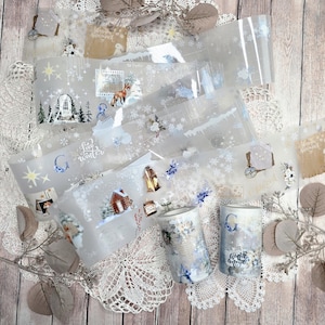 PET-tape I Winter’s Embrace I Danys Oase I Winter I Collage I Dagboek I Scrapbook I Decoratie I DIY