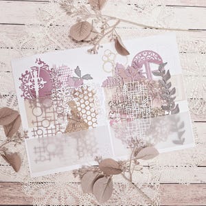 Fustelle I 20 pezzi I Collage I Vintage I Romantico I Scrapbooking I Journal I Junk Journal I Decorazione