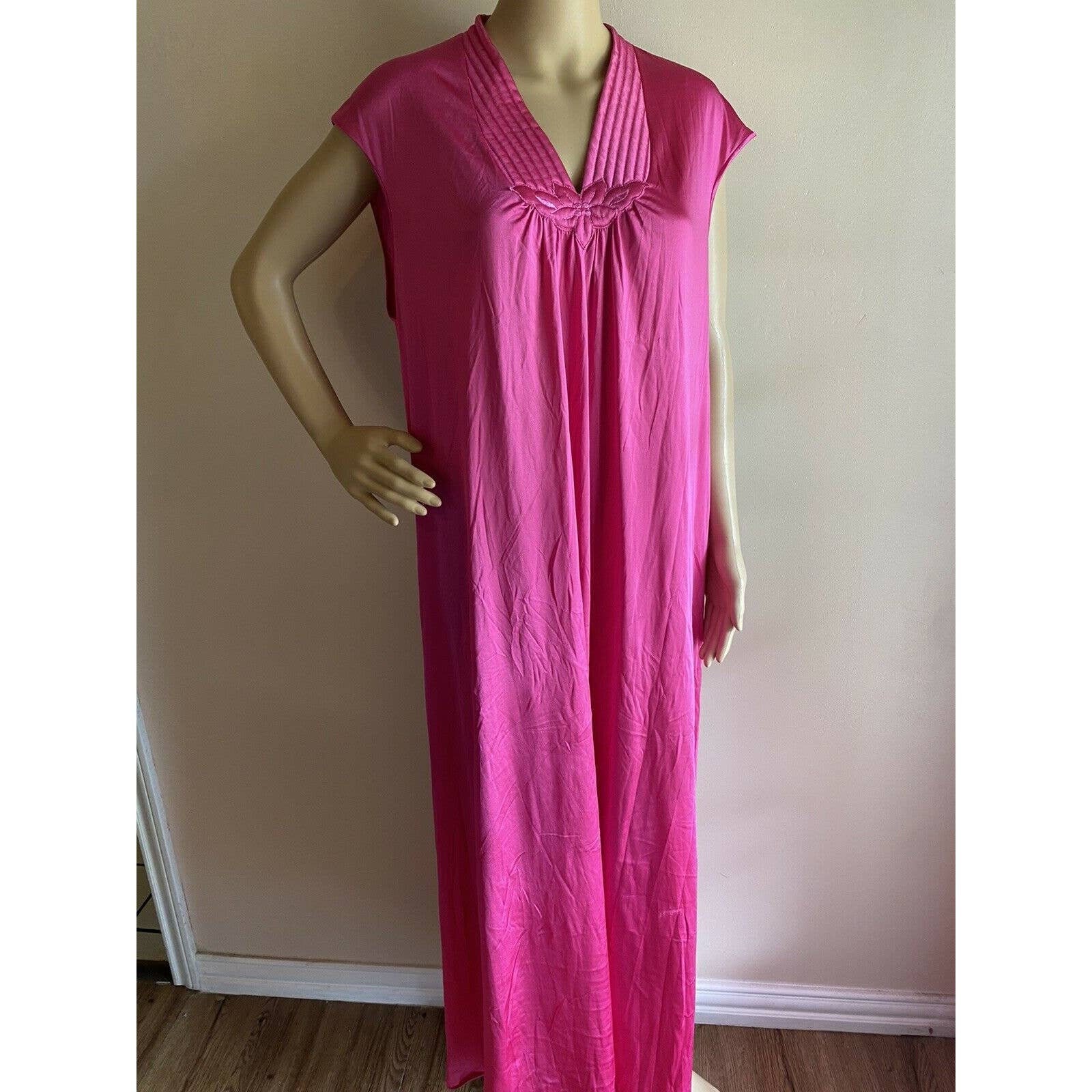 Collectibles by JC Penney SZ XL Nightgown Nylon fuchsia hot Etsy