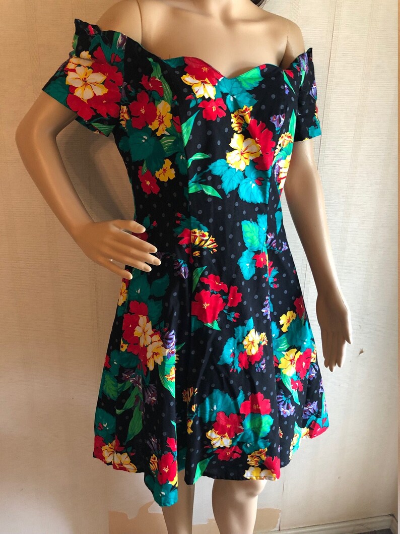 tropical cocktail dress