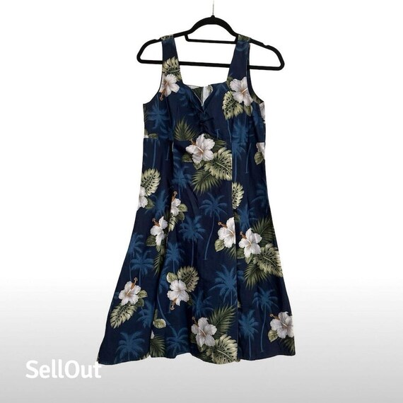 Pacific Legend Women's M Hibiscus Floral Hawaiian Dress Knee Length - Etsy