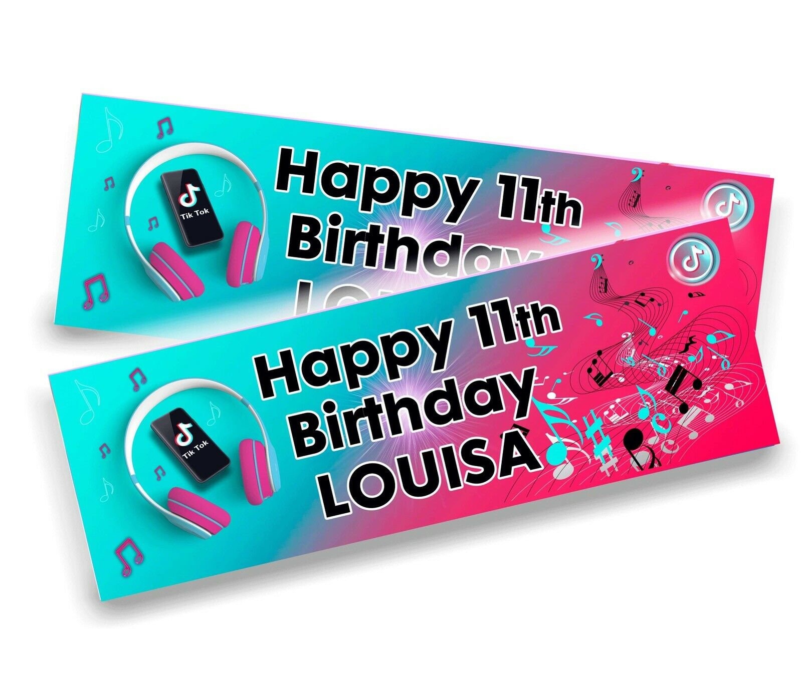 TikTok Personalised Banner | Etsy