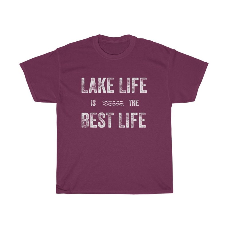 Camping-Hiking Glamping Tee Trendy, Adventure Lake Life Is The Best Life Lake Shirt Outdoor Shirt Lake Life Shirt