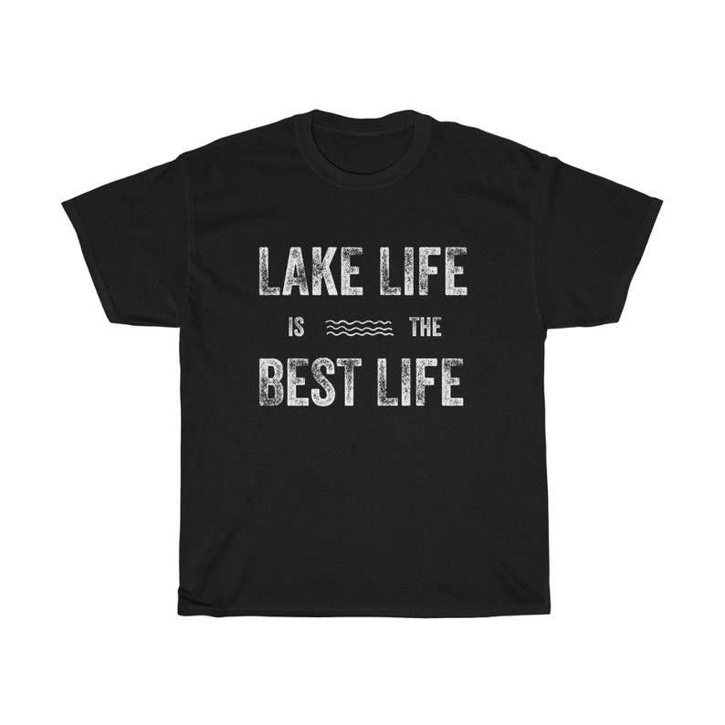 Camping-Hiking Glamping Tee Trendy, Adventure Lake Life Is The Best Life Lake Shirt Outdoor Shirt Lake Life Shirt