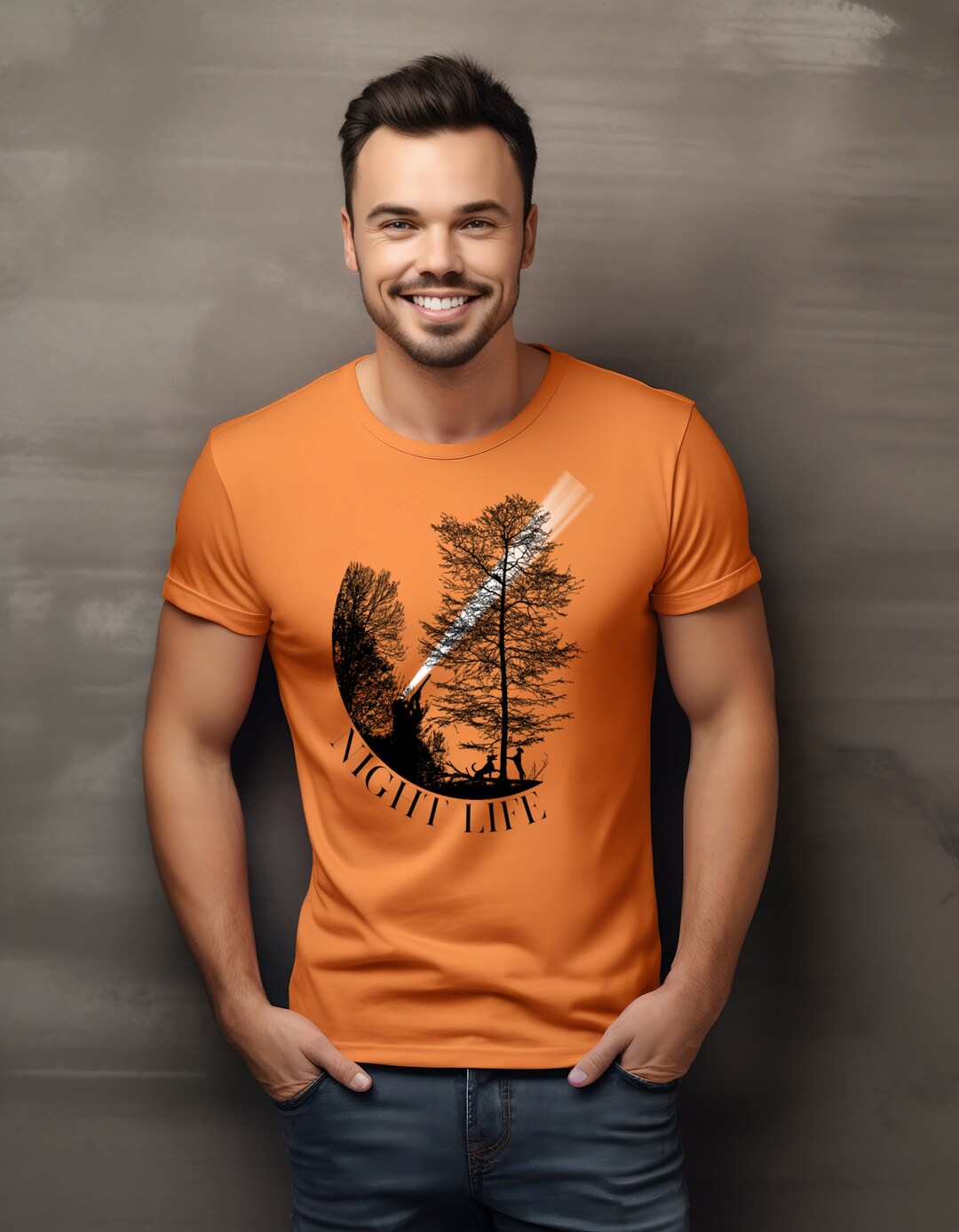 Coon Hunting T Shirt Night Life, Raccoon Hunter Gift for Him or Her
