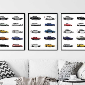 Initial D First Stage to Final Stage 40 Cars Set Art Print, Hobbies & Toys,  Stationery & Craft, Art & Prints on Carousell