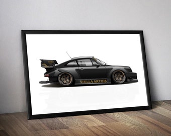 RWB Rotana 993 Print: Akira Nakai German Sportscar Art - Etsy