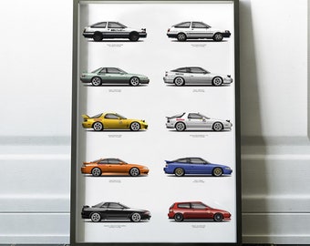 Initial D Etsy