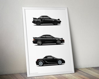 Sportscar 185 illustrations by Bow 2冊セット SPORTSCAR185ILLUSTRATIONSbyBow: CAR MAGAZINE COVER