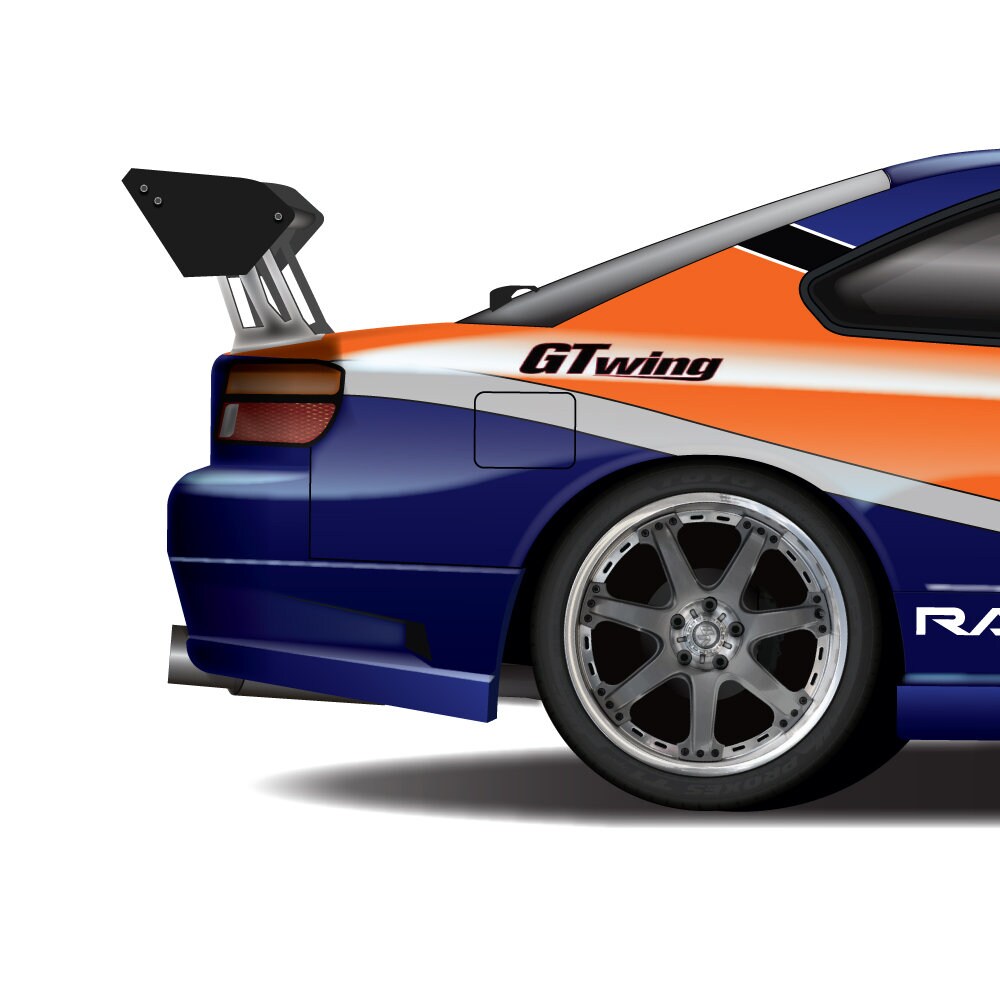 Tokyo Drift Car Art Print: Han's RX-7, APR Lancer, Silvia S15 - Etsy