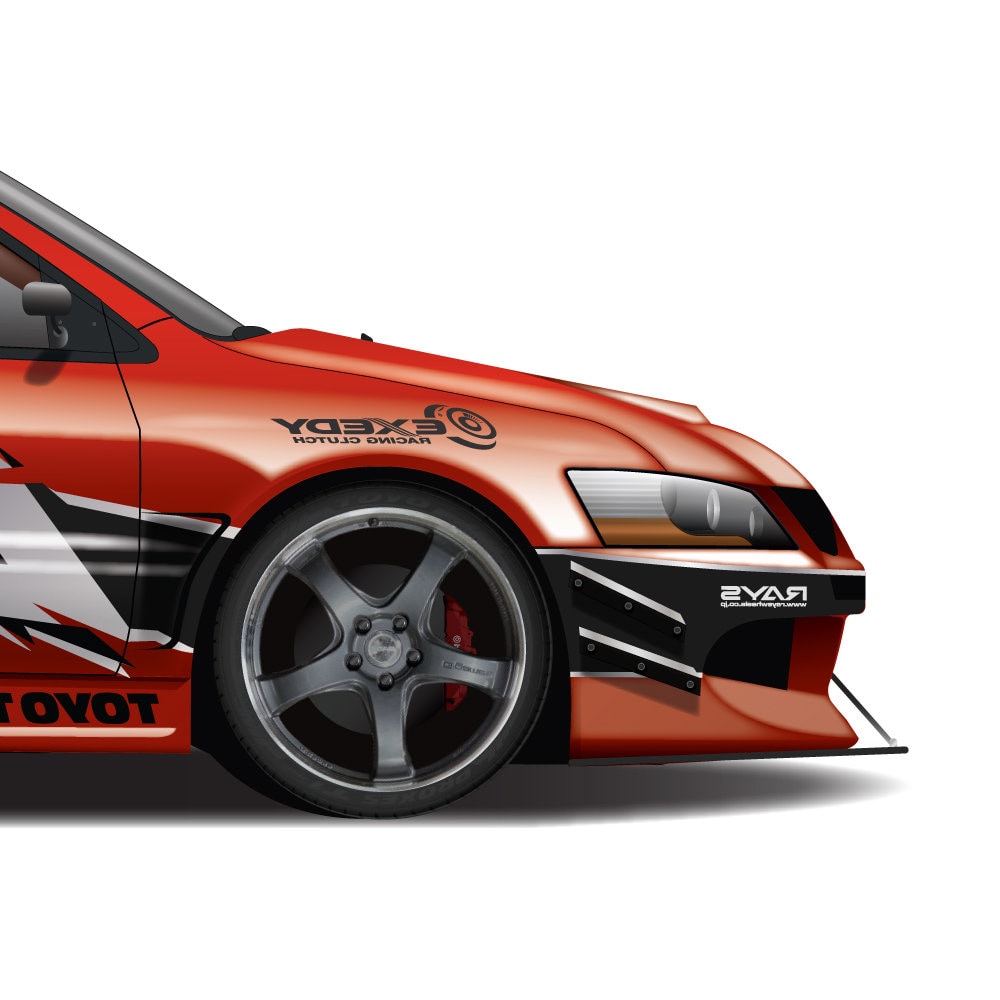 Tokyo Drift Car Art Print: Han's RX-7, APR Lancer, Silvia S15 - Etsy Israel, image size:1000x1000