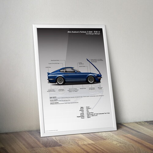 Wangan Midnight - Akio Asakura Fairlady Z S30 (devil Z