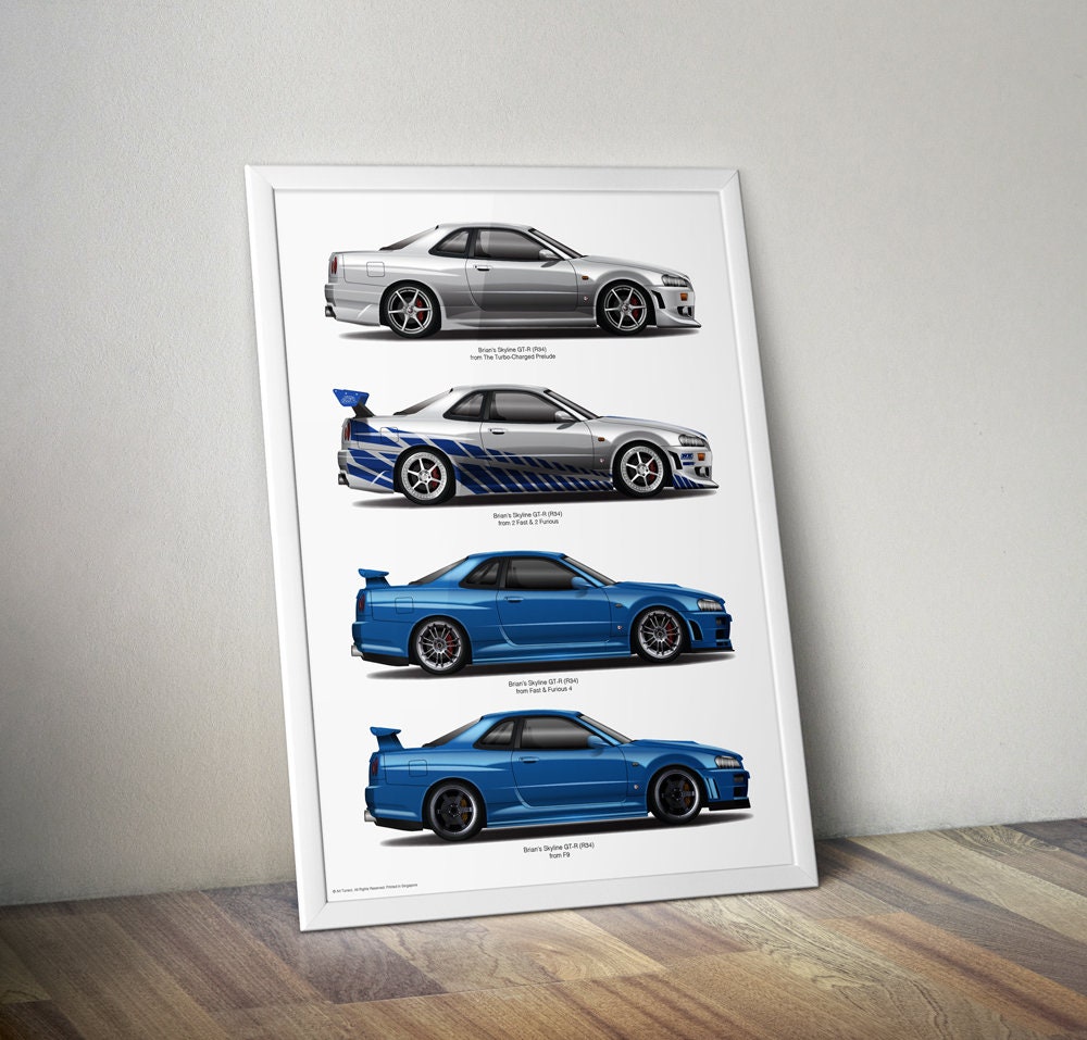 The Fast and the Furious Brian O Conner's Skyline GT-R Collection