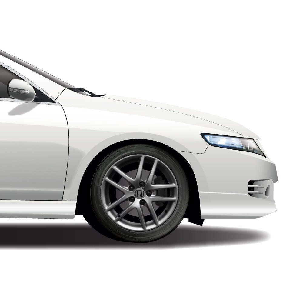 『希少、超レトロ』ホンダトルネオユーロR-X ポスター Accord Type R & Torneo Euro R Generation Print, CH1, CL1 and